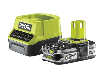 Аккумулятор Ryobi ONE+ 1.5 Ач + зарядное устройство RC18120-115, 18В фото