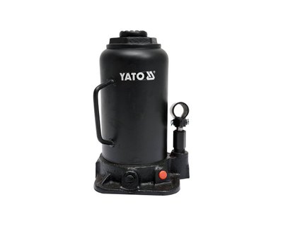 Домкрат бутылочный гидравлический 20 т YATO YT-17007, 242-452 мм фото