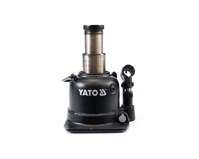Домкрат бутылочный двухштоковый 10 т YATO YT-1713, 125-225 мм фото